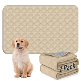 FunFurry washable pee pads for dogs 24x36 shown, two-pack for reusable training and easy cleanup.
