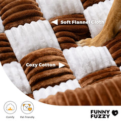 Funny Fuzzy cushions with three side pillows support head and neck for full-body comfort.