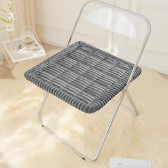 FUNNY FUZZY pet couch cover on sofa with non-slip bottom anchors in place.