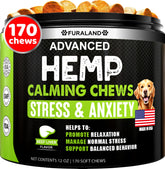 FURALAND hemp calming chews packaging signals anxiety support