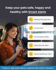 Furbo Mini Camera app interface enables instant remote check-ins and two-way talk