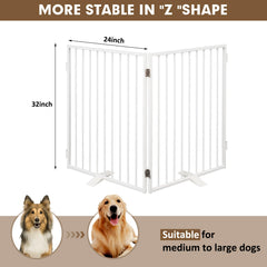 Furggis dog gate non-slip base keeps barrier secure on slick floors