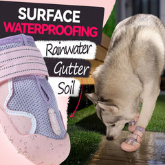 Furmate dog shoes bottom sole anti-slip for stable traction on slippery surfaces.