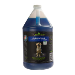 FURminator Deshedding Shampoo bottle for gentle cleansing to reduce shedding potential