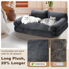 FURMORENE cat bed durable-stitching shot illustrating long-lasting shape for daily use.