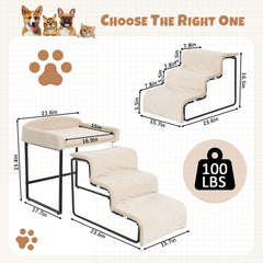FURNAWAY stairs iron-frame highlights sturdy setup for steady climbs toward sofas and beds