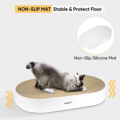 FUROZY 63x35x10 cm scratcher offers a large, stable surface for multiple cats