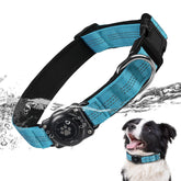 Furrigo Reflective AirTag Dog Collar close-up showing soft padding for comfort.