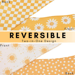 Furry Whisper reversible bandana—soft fabric, two looks for seasonal styling.