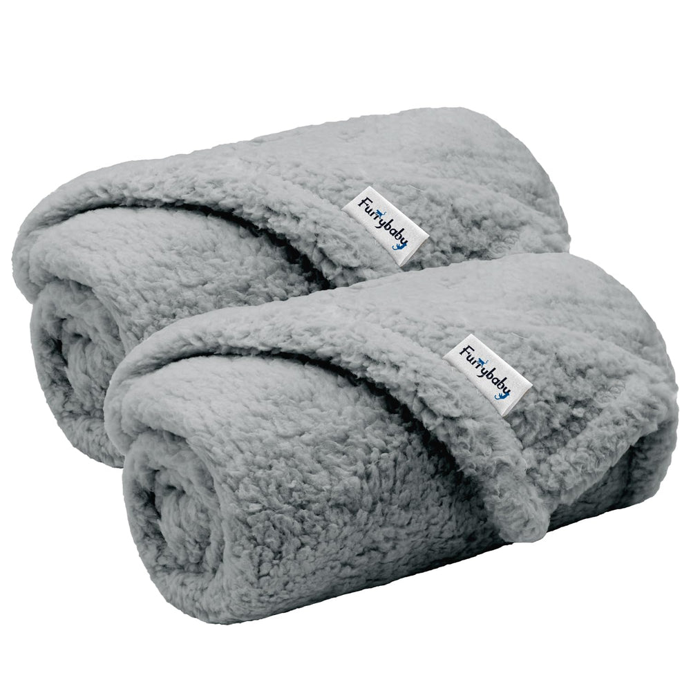 FurryBaby blanket small-dog-24x32-gray provides cozy warmth for puppies and cats