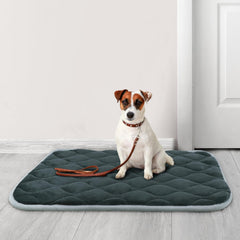 FurryBaby dog bed mat all-seasons breathable fabric stays cool in summer and warm in winter.