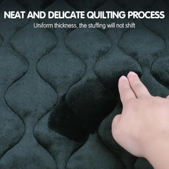 FurryBaby dog bed mat soft fleece padding delivers plush comfort for restful sleeps.