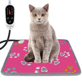 Furrybaby pet heating pad pink 17x17 provides cozy warmth for pets.