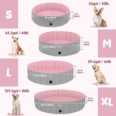 Furrybaby pool non-slip bottom reduces slips during play.