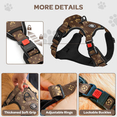 FURRYFECTION harness adjustable-straps close-up highlighting four-point adjustment