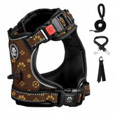 FURRYFECTION dog harness front view with front D-ring for redirecting motion