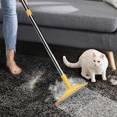 Fursprint carpet rake extended with 60-inch handle for deep cleaning