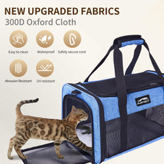 Furtent foldable litter box included supports on-the-go cleanliness for feline companions.