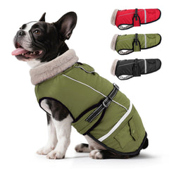 FURTIME dog coat with windproof fabric keeps cold-weather walks comfortable