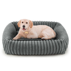FURTIME medium dog bed neck support pillow helps your pet relax and sleep soundly.
