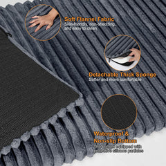 FURTIME non-slip bottom detail highlights secure placement during travel