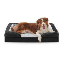 FURTIME orthopedic-bed-foam-focus shows high-density foam supporting joints for cozy lounging.