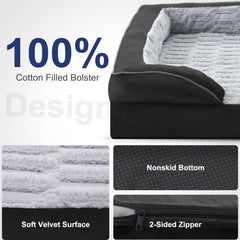 FURTIME bed features waterproof lining to block spills.