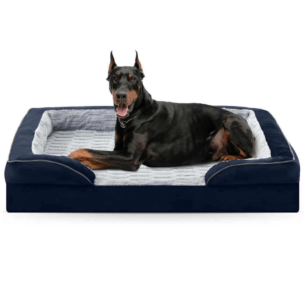 FURTIME orthopedic dog bed XL Plus shows foam support for large dogs