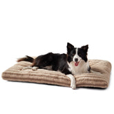 FURTIME washable dog bed soft rabbit suede creates plush, cozy lounging for pets.