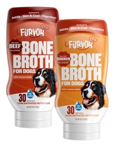 Furvor bone broth concentrate pour boosts flavor and hydration for dogs