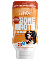 Furvor Chicken Bone Broth for Dogs pour enhances meal flavor and hydration