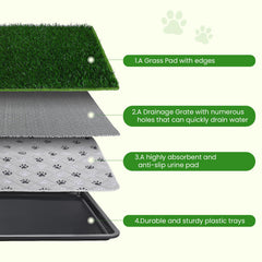 FURWEY absorbent grass with odor-control keeps indoor spaces fresher after use.