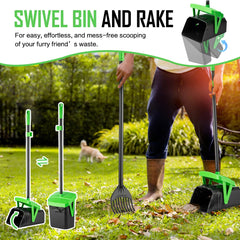 FUSBUNTY odor-blocking lid contains waste and reduces smells in your yard.