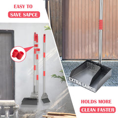 FUSBUNTY stainless steel rake and tray resist outdoor rust for lasting use