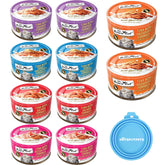 Fussie Cat goat milk gravy front can shows premium hydration-friendly meal
