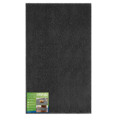 Futurwit Dog Door Mat front-door chenille closeup traps mud for clean floors