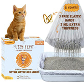 Fuzzy Feat 21-count pack ready for extended litter maintenance.