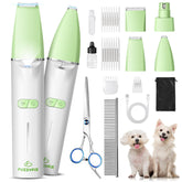 FuzzyFix 4-in-1 grooming kit LED light enables precise trimming in dark areas