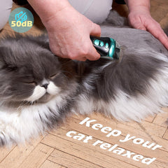 FuzzyFix cat clippers-led-light helps visibility for precise trimming in low light