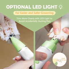 FuzzyFix low-noise pet clippers reduce grooming stress and loud vibrations