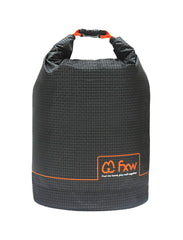 FXW dog food travel bag with roll-top gray for easy packing on trips