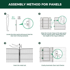 FXW Dog Gate fence-to-wall anchors provide secure installation for dependable enclosure