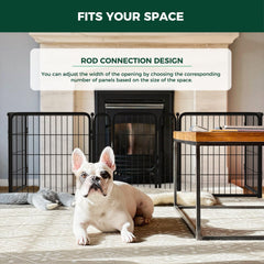 FXW Dog Gate full-metal design delivers durable, stylish indoor safety with easy maintenance