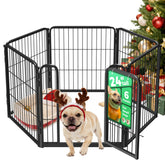 FXW Homeplus Unleashed 6-panel dog pen assembled for safe containment