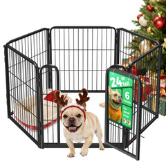 FXW Homeplus Unleashed 6-panel dog pen assembled for safe containment