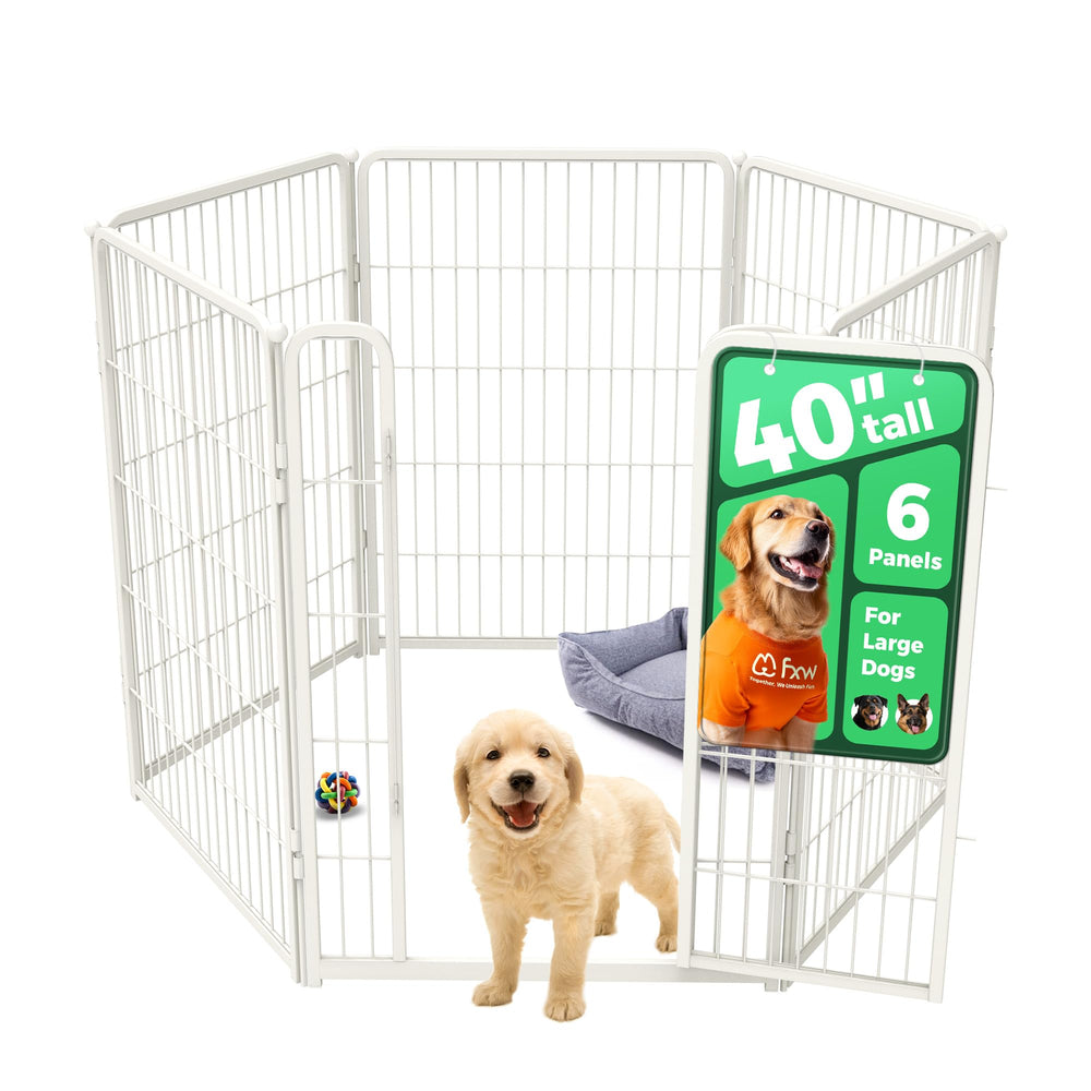 FXW Homeplus Unleashed playpen setup with six panels for versatile containment.