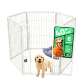 FXW Homeplus Unleashed playpen setup with six panels for versatile containment.