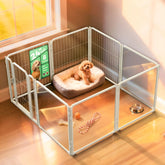 FXW Pawadise clear-view panels for calmer indoor play