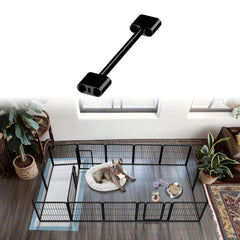 FXW Playpen Connector pack of 2 side view demonstrates panel-to-panel expansion.