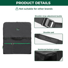FXW storage bag with padded shoulder strap enhances carrying comfort.